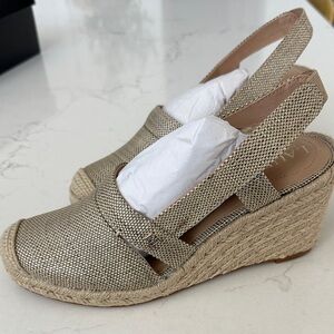 Ralph Lauren Black Penelopie Strappy Wedge Sandals (Box)